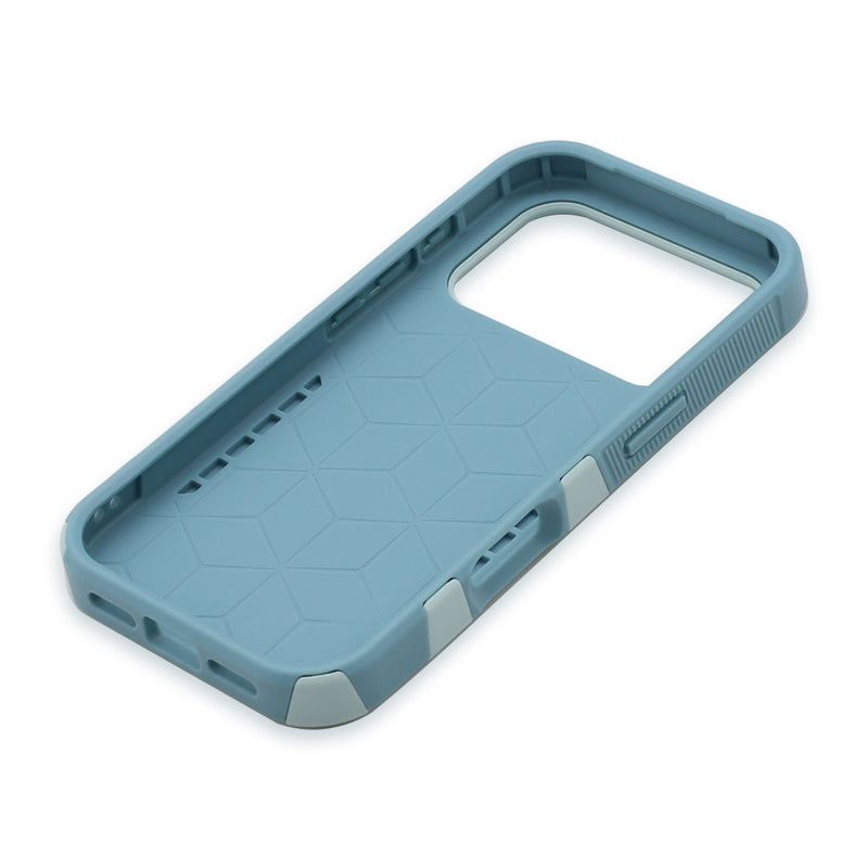 Wisecase iPhone 17 Pro Adventurer Case with Magsafe+Glass Cyan