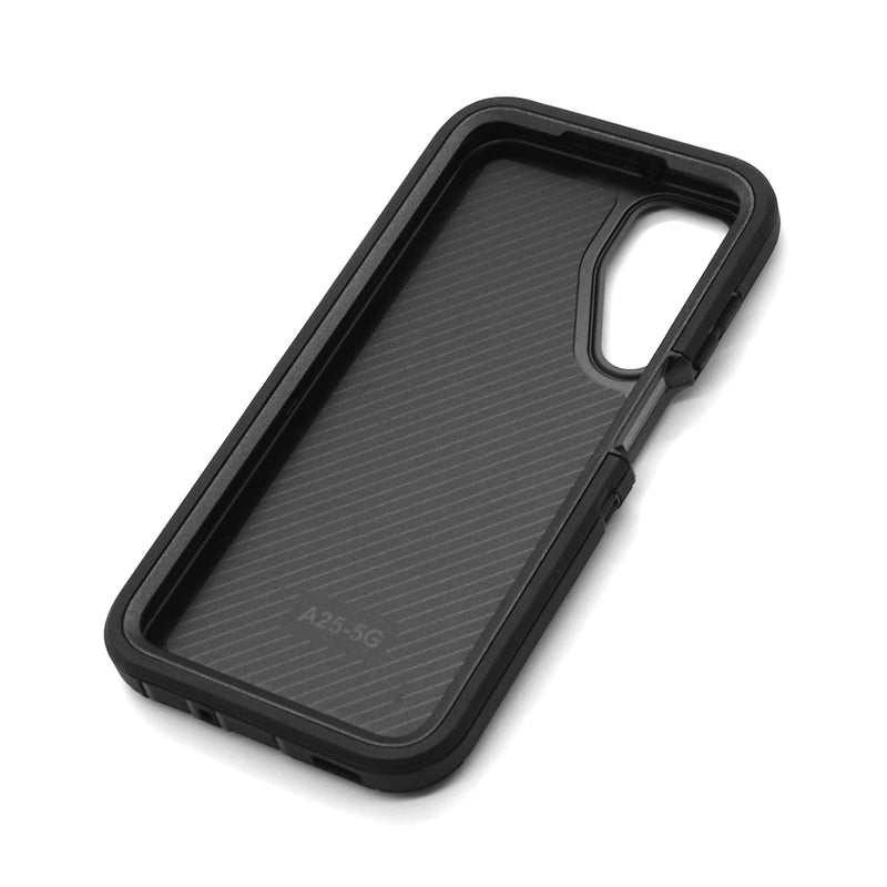 Wisecase Samsung Galaxy A25 5G Bulwark Pro Black+Black