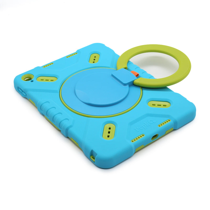 Pepk iPad10 10.9 2022 Rugged case for Kids Blue+Green