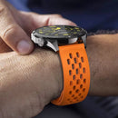 Machino MC-SM002 Silicone Watch Strap for Galaxy Watch 7 40/44mm Orange