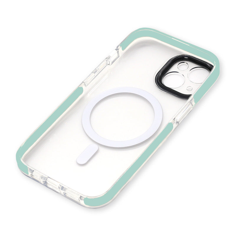 Wisecase iPhone 15 Impact Magsafe Cyan