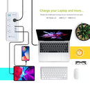 Sansai 4 Outlet USB-A and USB-C Powerboard White