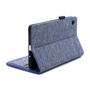 Wisecase Lenovo Tab M7 7 3rd MERC Folio Canvsa Series Blue