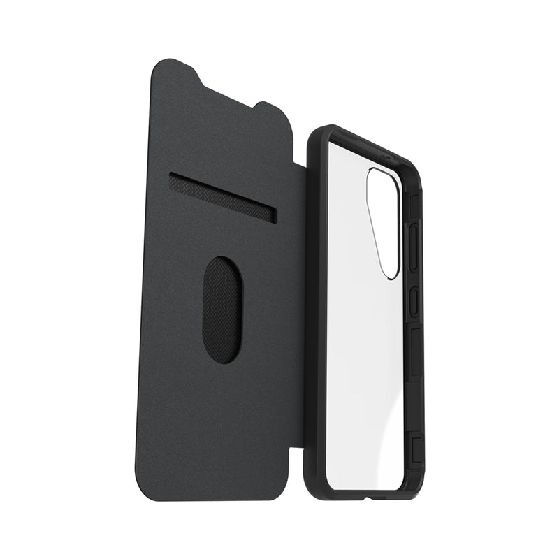 OtterBox React Folio Case Suits New Samsung Galaxy S25 6.2 2025 - Black Crystal