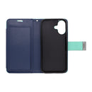 Wisecase iPhone 17 Pocket Diary Wallet Cyan