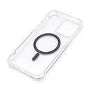 Wisecase iPhone 15 ProMax Tough Gel Magsafe Clear+Black