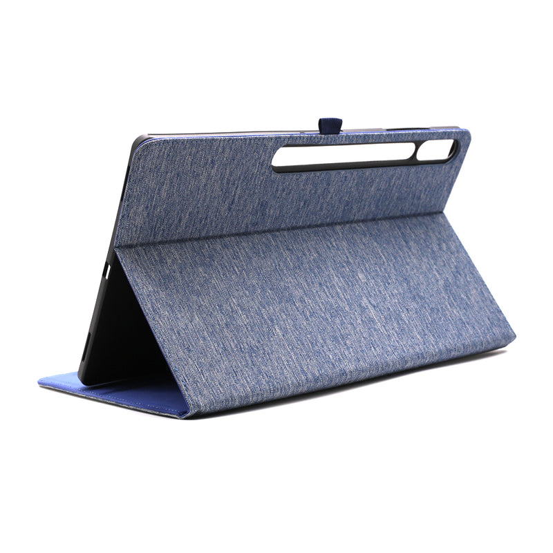 Wisecase Samsung Galaxy Tab S11/S10 Ultra 14.6" MERC Folio Canvas Series Blue