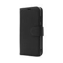 Wisecase Samsung Galaxy S25 Plus Deluxe Wallet Folio Black