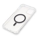 Wisecase iPhone 15 Plus Tough Gel Magsafe Clear+Black
