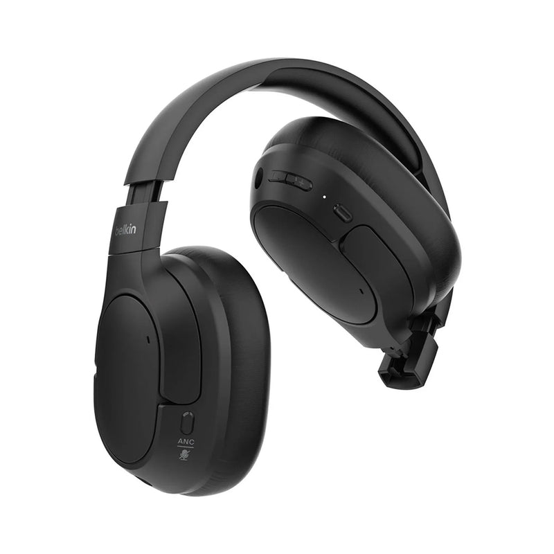 Belkin SoundForm Isolate Over-Ear ANC Headphone - Black