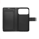 Wisecase iPhone 17 Pro Max Pocket Diary Wallet - Black