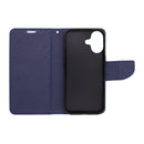 Wisecase iPhone 17 MERC Wallet Cyan+Dark Blue