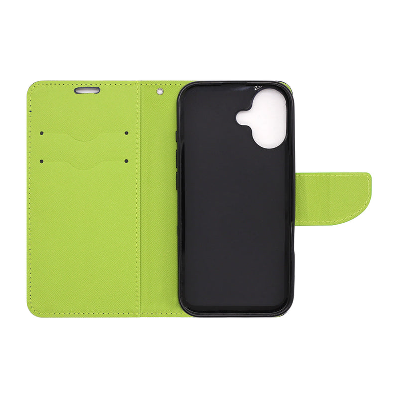 Wisecase iPhone 17 MERC Wallet Dark Blue+Green