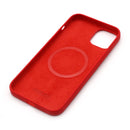 Wisecase iPhone 15 Plus Magsafe Silicone Case Red
