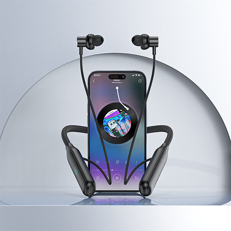 Acefast N4 Neck Hanging Wireless Earphones Black