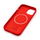Wisecase iPhone 15 Magsafe Silicone Case Red