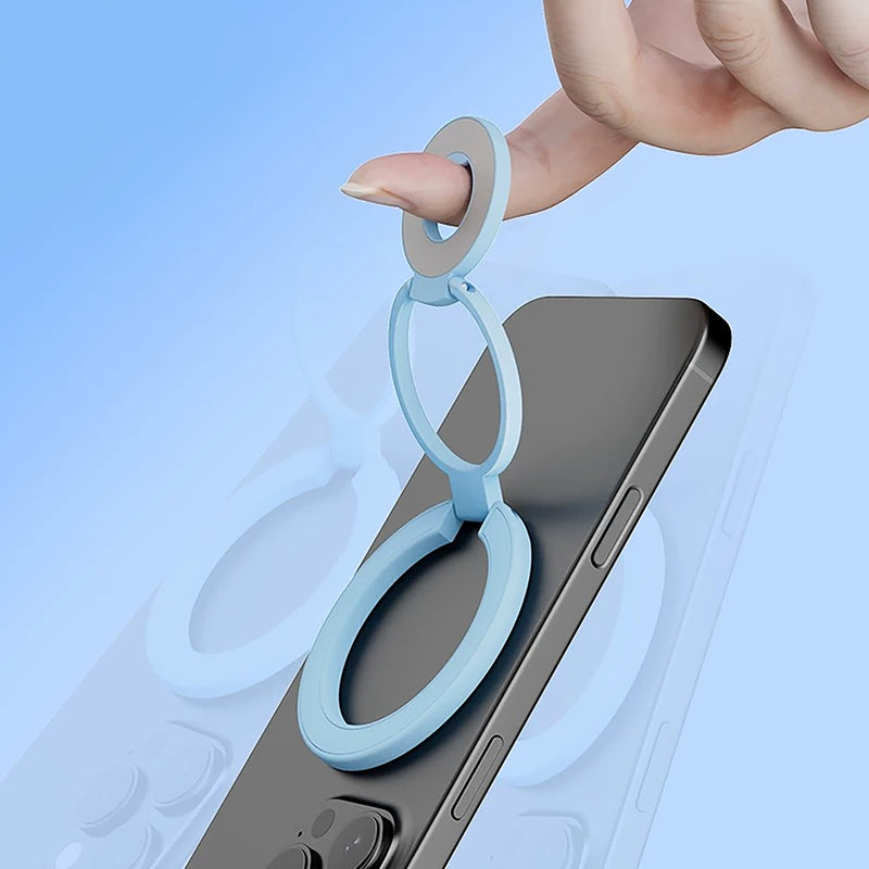Popsnap Magnetic Phone Ring Holder Light Blue