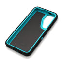 Wisecase Samsung Galaxy S24+ Bulwark Pro Case Black+Cyan