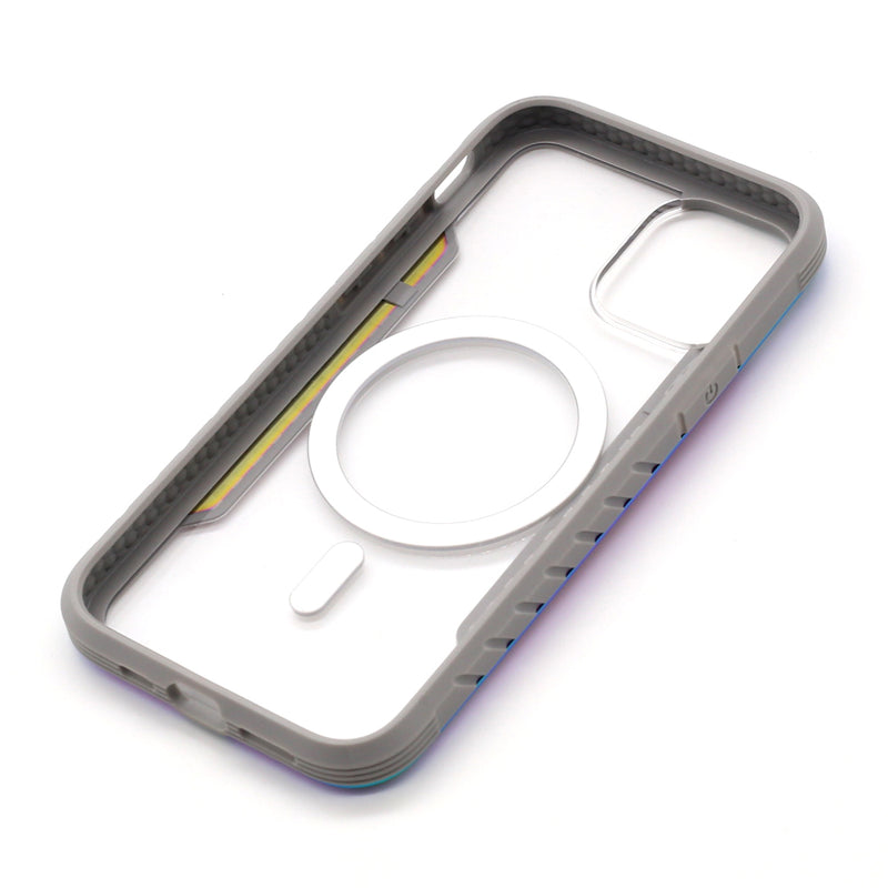 Wisecse iPhone 12/12Pro Bastion Case With Magsafe Iridescent