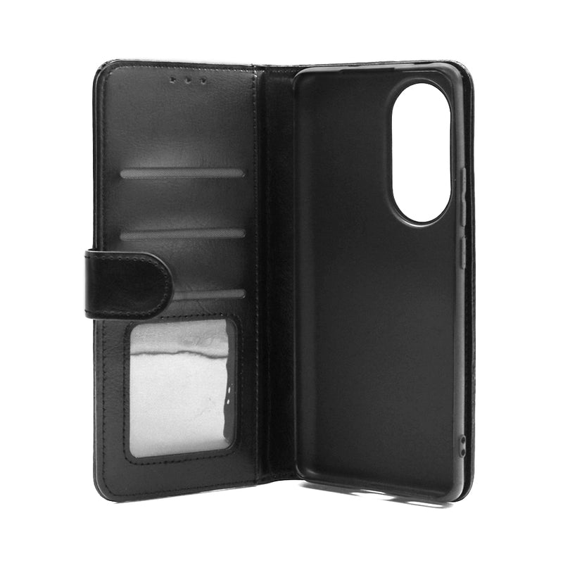 Wisecase OPPO Reno10 5G Wallet PU Case Black