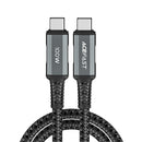Acefast C4-03 USB-C to USB-C 100W Aluminum Alloy Charging Data Cable 2.0M Black