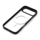 Love Tech iPhone 17 Air  Magnetic Case with Replaceable Back Panel+Magnetic Clear Back Panel  Black