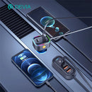 DEVIA Pro1 3A+2C 45W Full Compatible Fast Car Charger Black