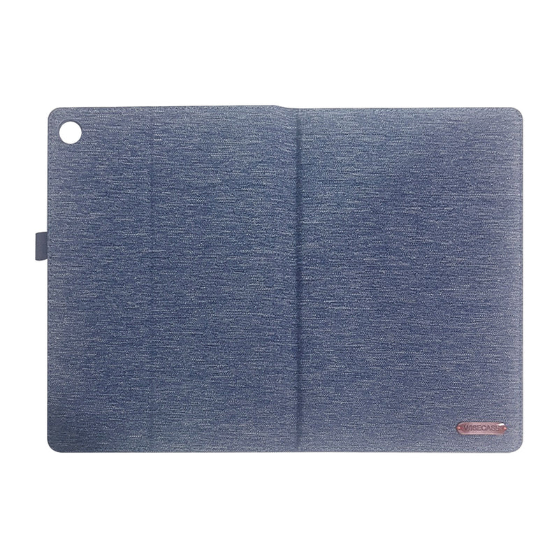 Wisecase Lenovo Tab M10 3rd MERC Folio Canvsa Series Blue