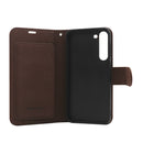 Wisecase Samsung Galaxy S23+ Deluxe Wallet Folio Brown