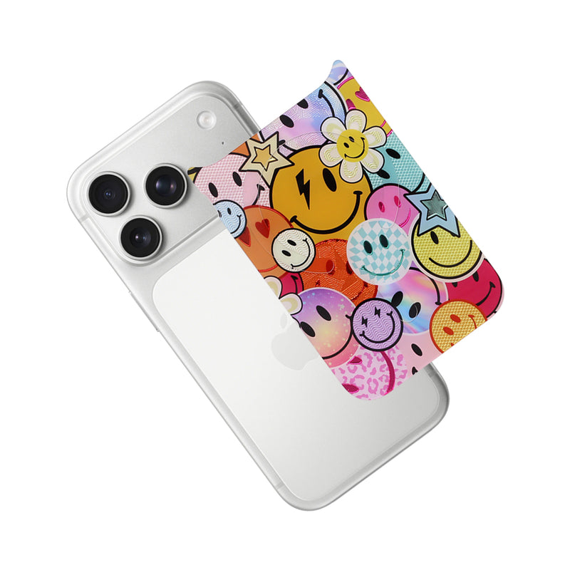 Love Tech iPhone 17 Pro Magnetic Back Panel Happy Faces