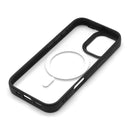 Love Tech iPhone 17 Magnetic Case with Replaceable Back Panel+Magnetic Clear Back Panel  Black