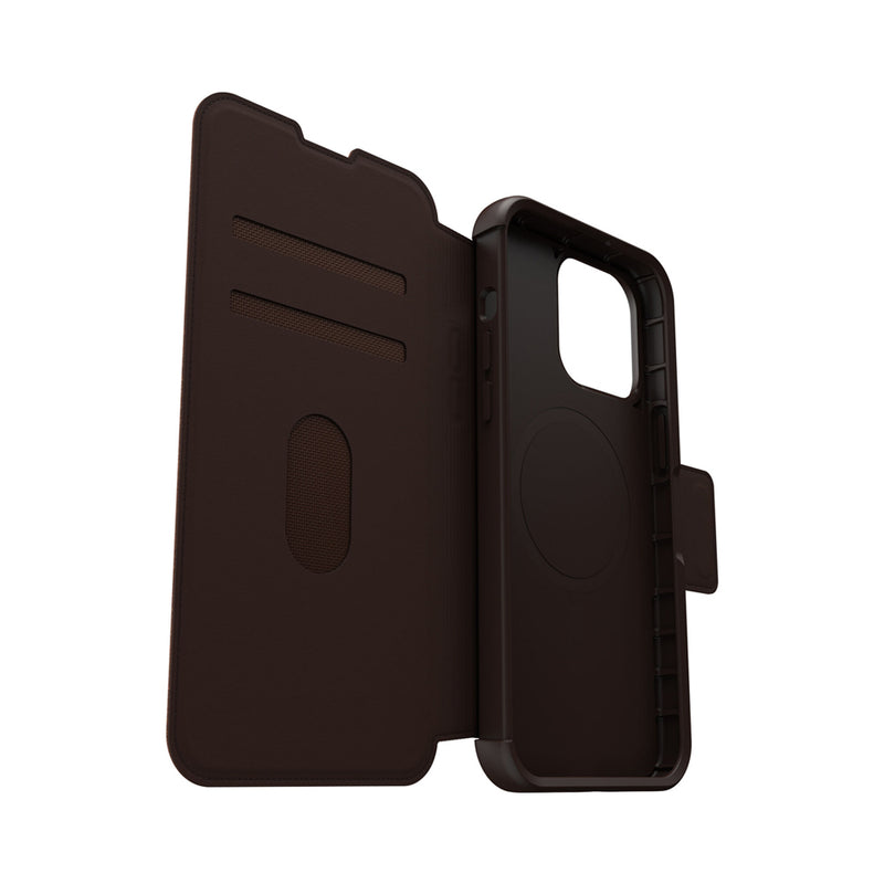 Otterbox Strada Folio MagSafe Case For iPhone 15 Pro Max - Espresso