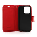 Wisecase iPhone 15 Pro Deluxe Wallet Folio Red