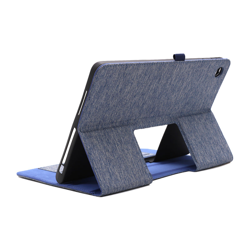Wisecase Lenovo Tab Plus 11.5 MERC Folio Canvas Series Blue