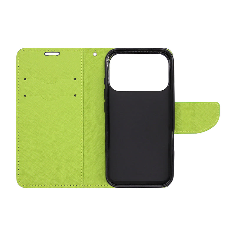 Wisecase iPhone 17 Pro MERC Wallet Dark Blue+Green