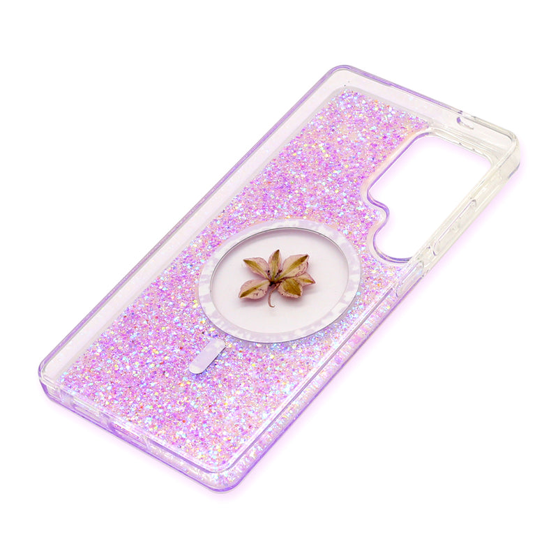 Wisecase Samsung S25 Ultra Moda Print Magsafe Case Purple