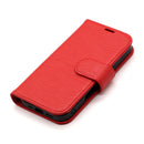Wisecase iPhone 16e Deluxe Wallet Folio Red