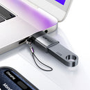 Acefast J7 USB-A to USB-C Adapter Metal Gray