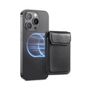 Wisecase U Slim and High-end Business Magnetic Stand Card Holder Black