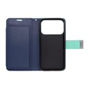 Wisecase iPhone 17 Pro Pocket Diary Wallet Cyan