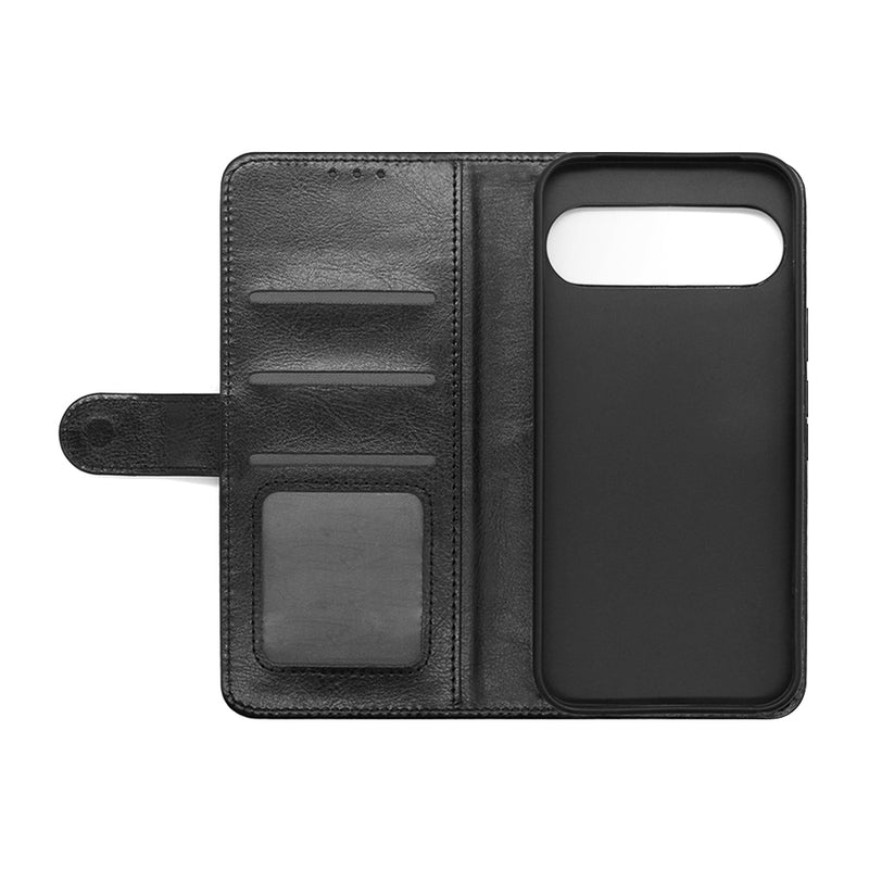 Wisecase Google Pixel 10 Pro XL/ 9 Pro XL Wallet PU Case Black
