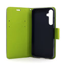 Wisecase Sam Galaxy S23FE 5G MERC Wallet Dark Blue+ Green