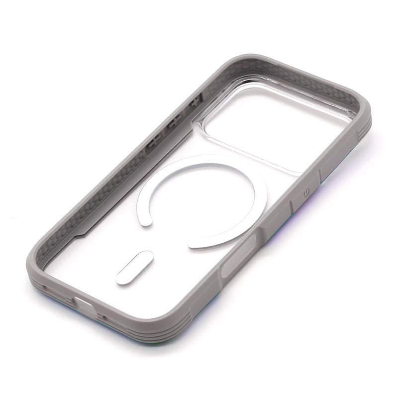 Wisecse iPhone 17 Pro Bastion Case With Magsafe Iridescent
