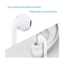 Melaudi HI-202 MFI Lightning Earphone White