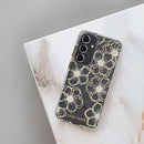 Case-Mate Floral Gems Case Antimicrobial/Recycled suits New Galaxy 2024 6.6 - S24+ Gold