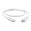 Cygnett Essentials Lightning To USB-C Cable 1M White