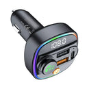 DEVIA Smart Series PD30W+Dual USB Multi-function Wireless MP3 Fast Car Charger Black