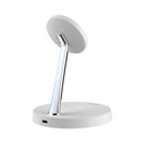 SwitchEasy MagPower 2-in-1 Magnetic Wireless Charger For iPhone/Apple Watch/AirPods White