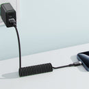 Acefast C14-04 USB-A to USB-C Spring Charging Data Cable 1.2m Black