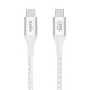 Belkin Boost Charge Pro USB-C to C 240W - Braided Cable - 2m White